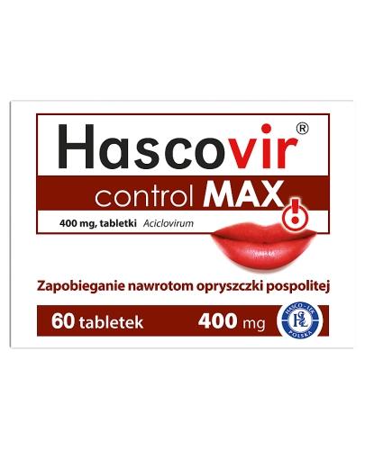 Hascovir Control MAX, 400 mg, tabletki, 60 sztuk
